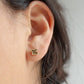 10k Gold Clover Earrings